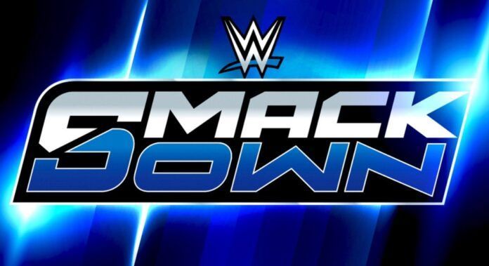 A logo for a wrestling show called smack down
