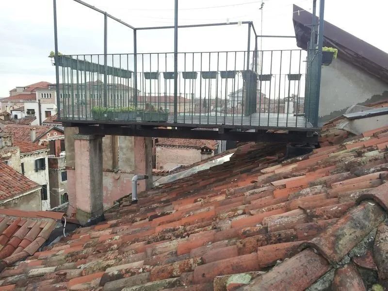 tetto di una casa di Venezia da rifare