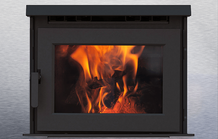 There is a fireplace with a flat screen tv above it.