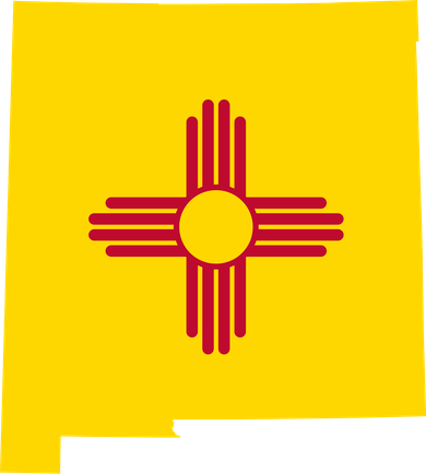 The flag of New Mexico.