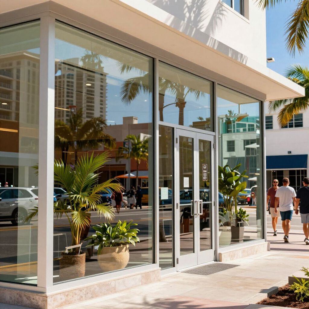 Miami, Florida Storefront Glass Replacement