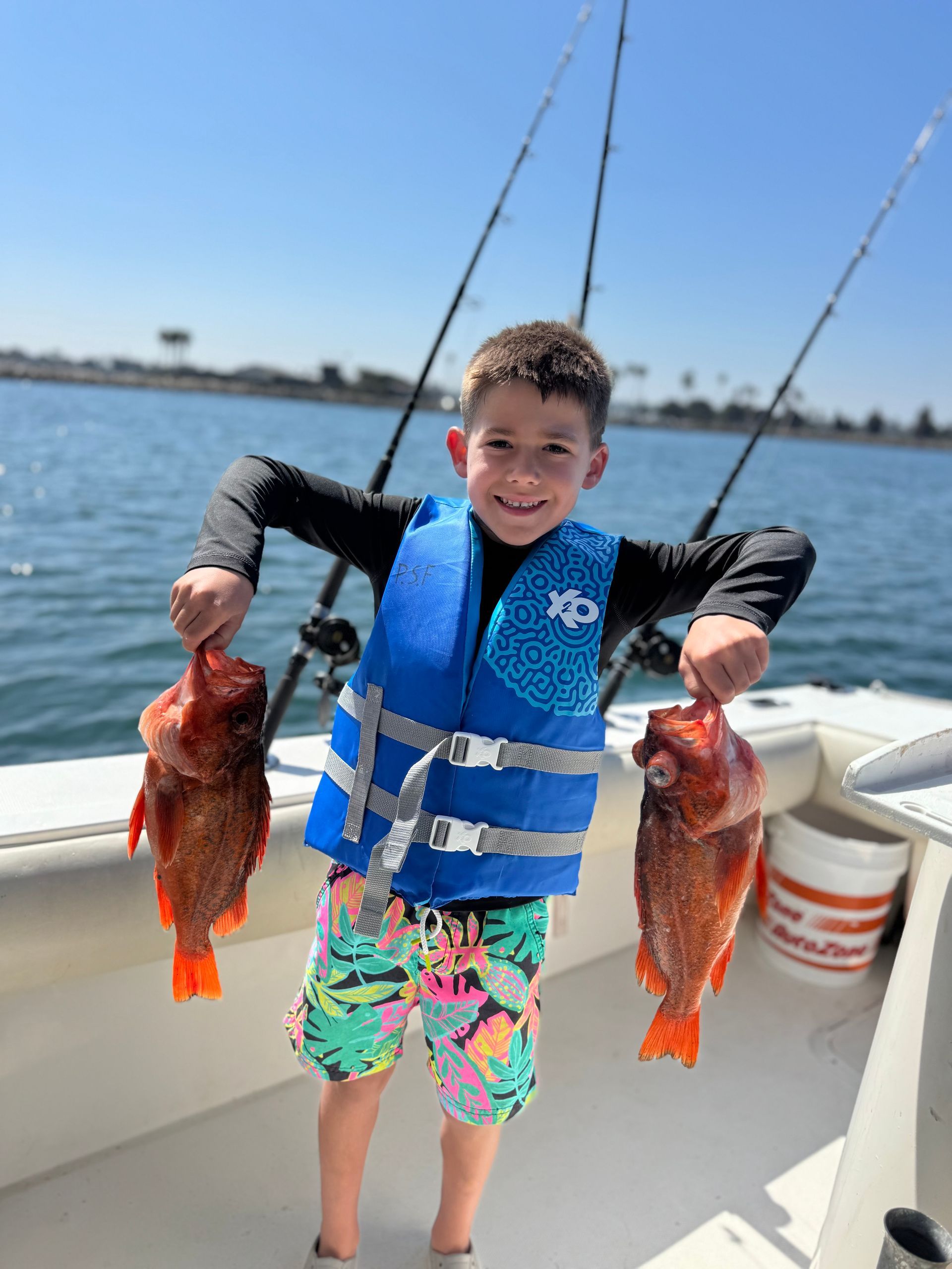 took a kid fishing first time today