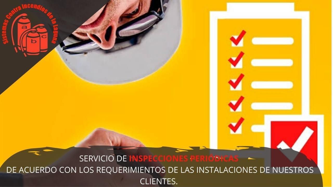 SISTEMAS CONTRA INCENDIOS DE LA LAGUNA - INSPECCIONES PERIÓDICAS