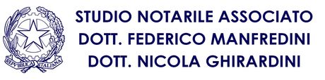 STUDIO NOTARILE ASSOCIATO DOTT. FEDERICO MANFREDINI - DOTT. NICOLA GHIRARDINI LOGO