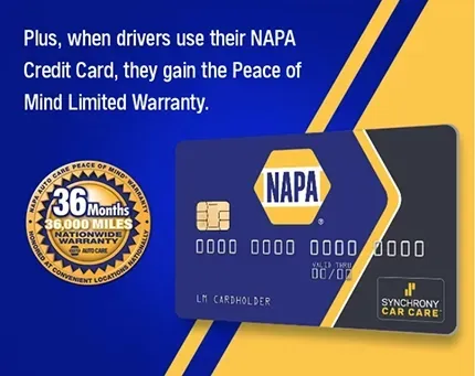 NAPA Synchrony Card | George's Complete Auto Repair
