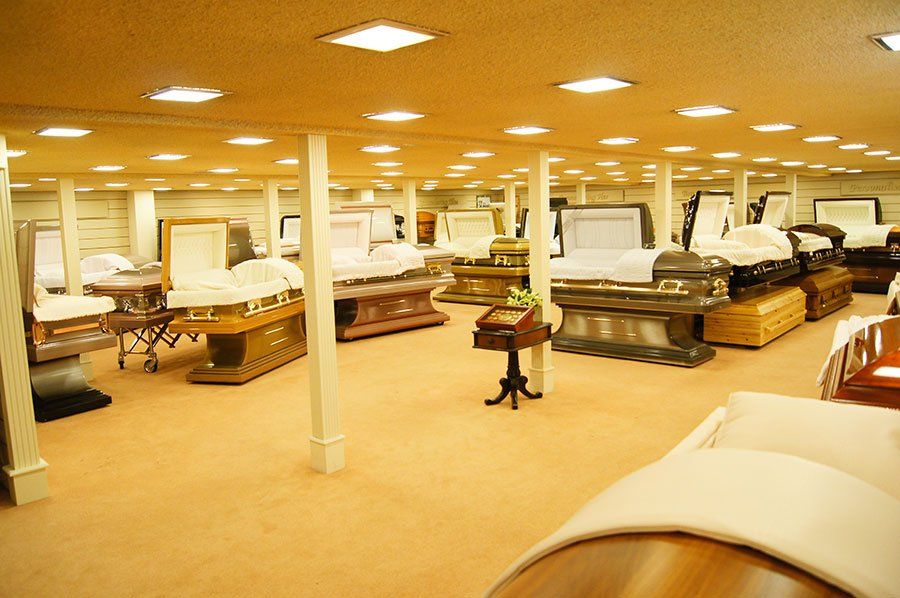 Caskets at McDougal Funeral Home