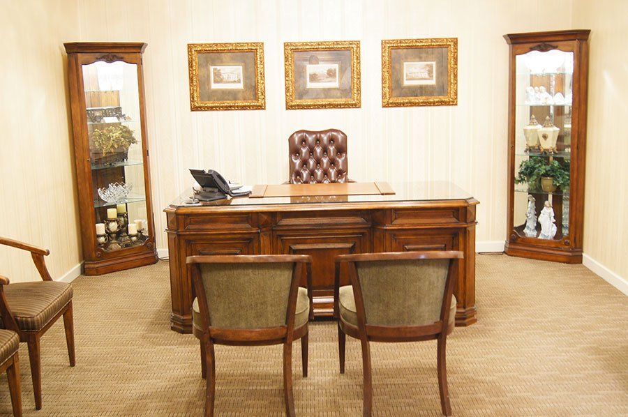 Interior of McDougal Funeral Home