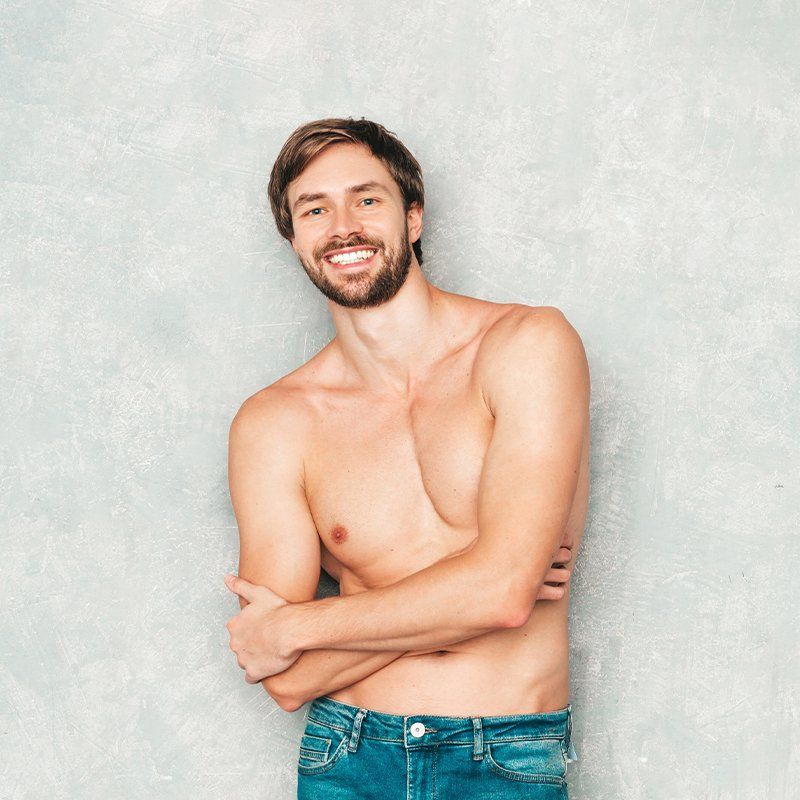 man smiling