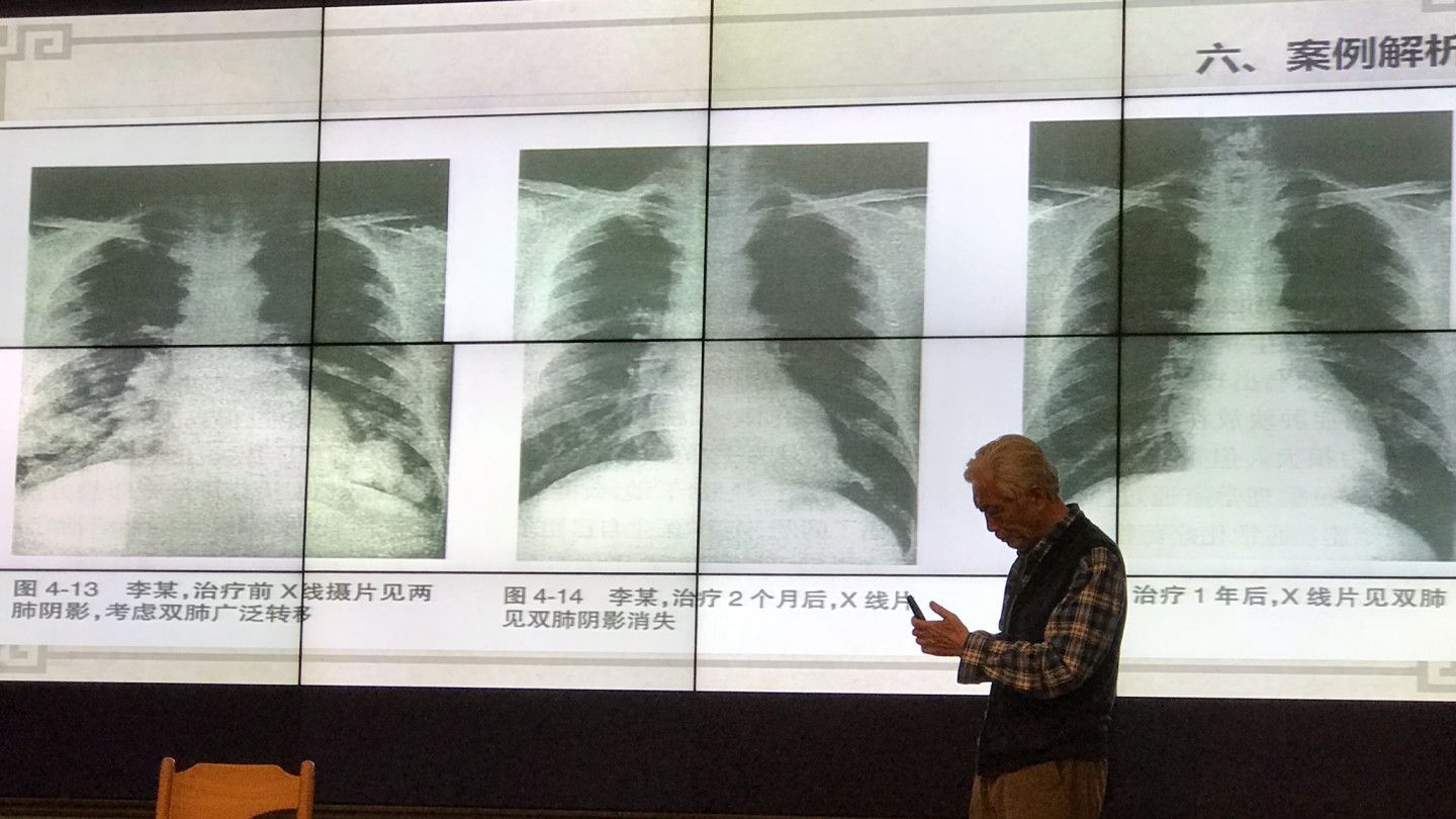 Professor Teaching X-Rays Findings