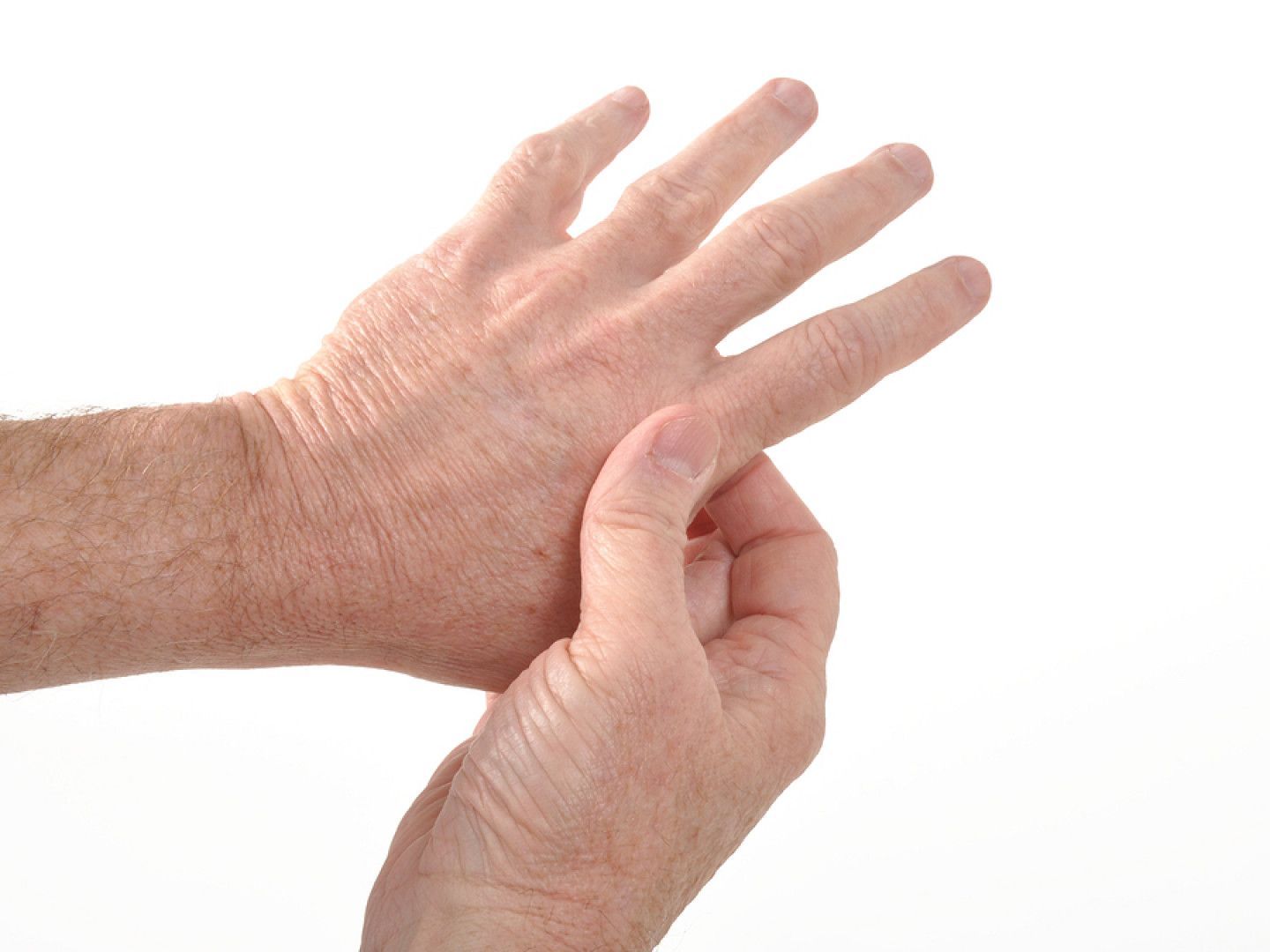 A Person Suffering on a Hand Numbness