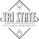 Logo for Tri State Kitchen and Bath featuring the company name inside a diamond border with stacked square accents.