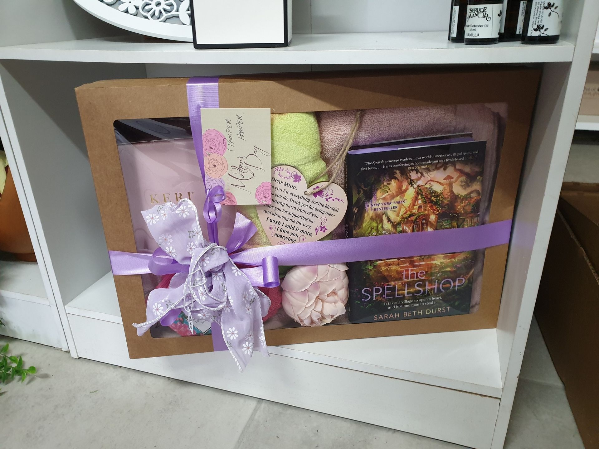 A Wicker Basket Filled With Christmas Food and Decorations — The Flower Station Townsville In Kirwan, QLD