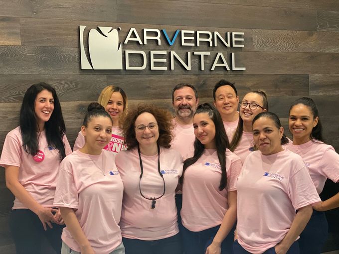 Arverne dental office staff photo