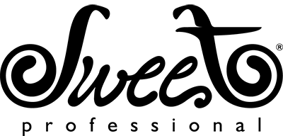 Un logotipo en blanco y negro para una empresa llamada Sweet Professional.