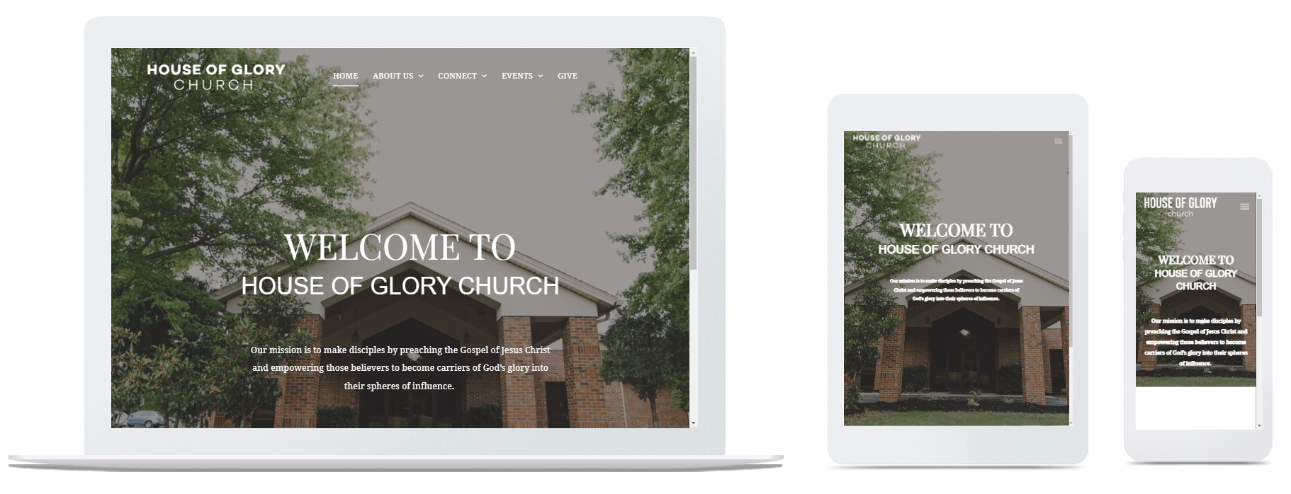 House of Glory Church Niko & Mar Web Design