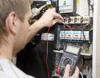 Electrician at Work — electrical upgrades in Ridley Park, PA