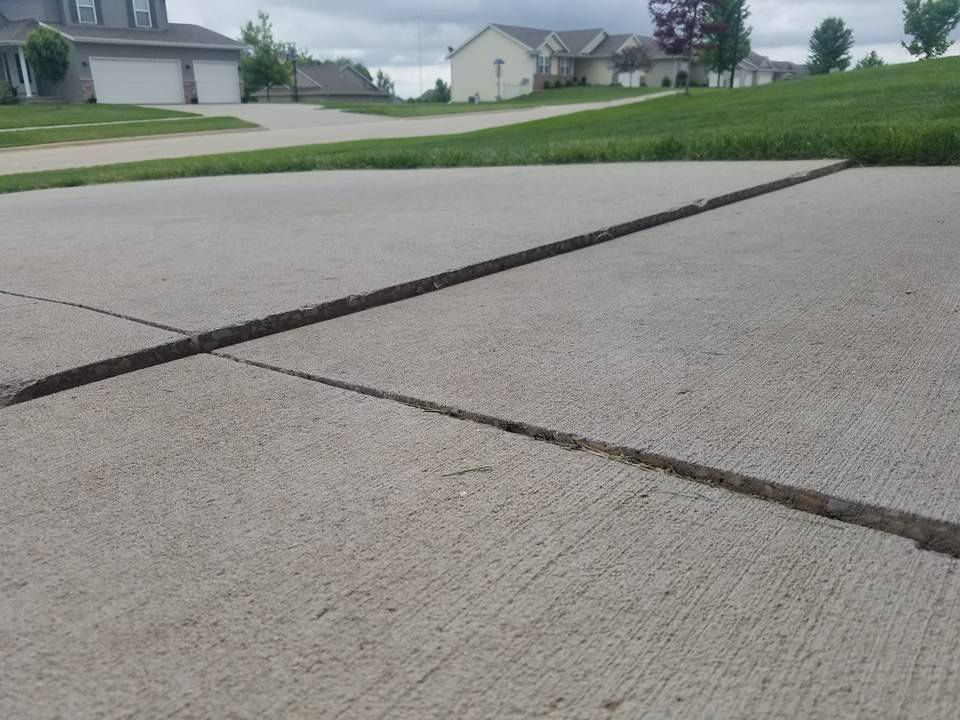 New Sidewalk — Olin, IA — Sn’S Mudjacking