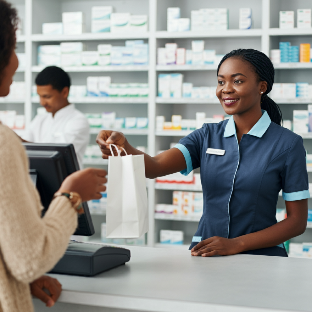 Formation qualifiante pour travailler comme auxiliaire en pharmacie et assistance clientèle.