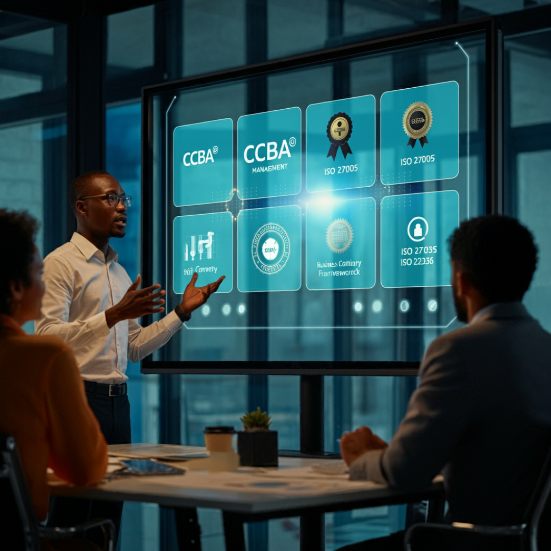 Certification en gestion des risques et conformité pour entreprises et professionnels.