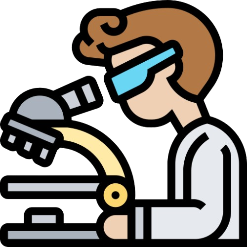 Icône illustrant la recherche et l’innovation dans un cadre de partenariat scientifique.