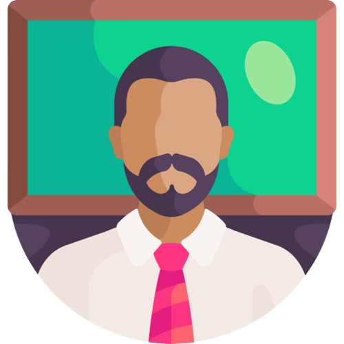 Icône représentant un formateur expert partageant ses connaissances avec les apprenants.