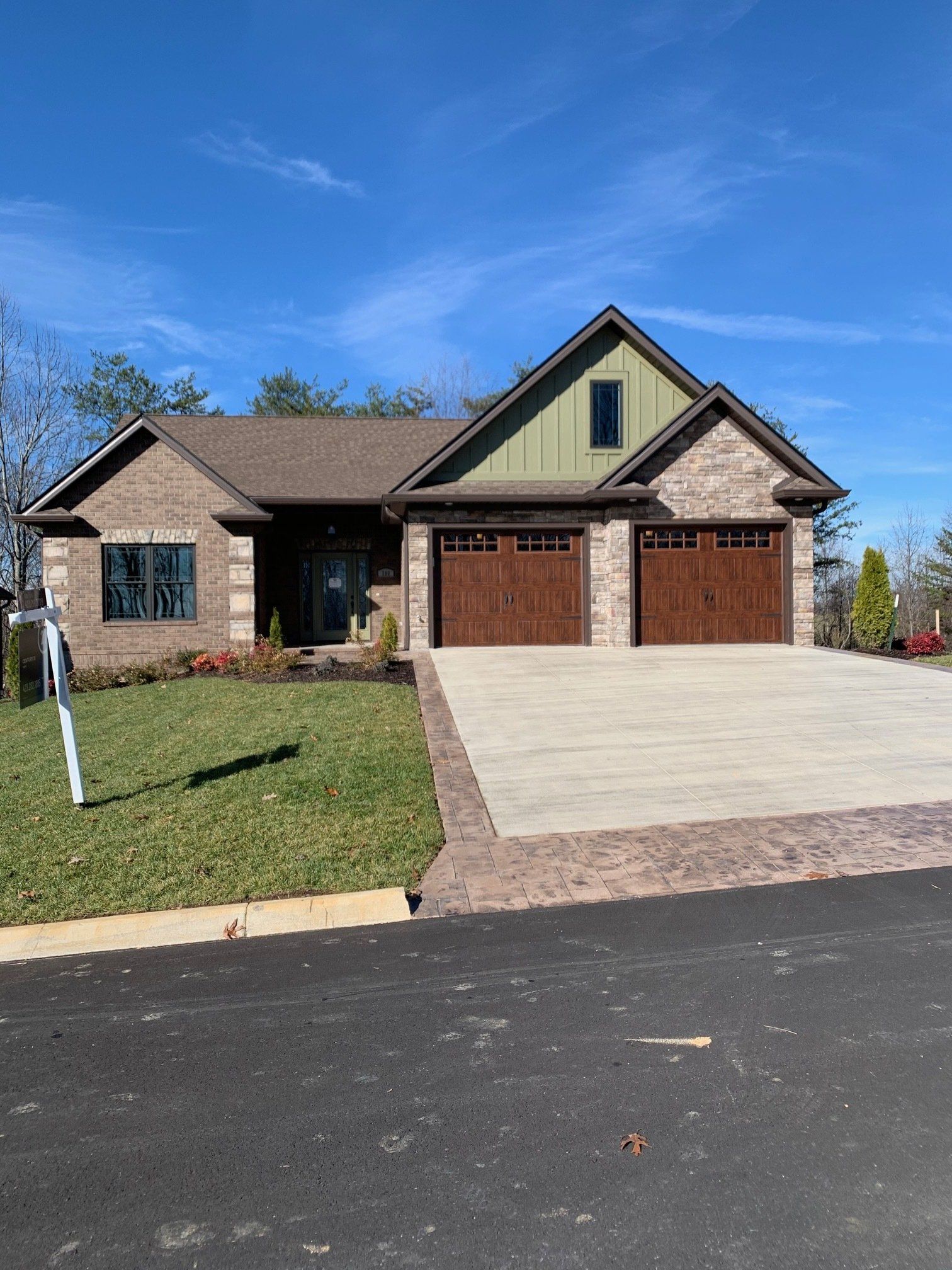 House with brown garage door — Johnson City, TN — Doors Unlimited