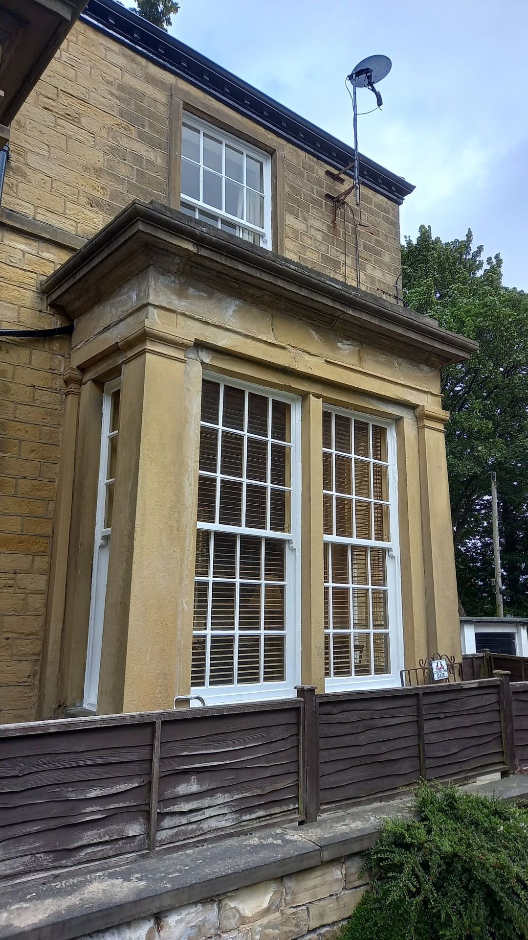 exterior painting and decorating  - windows 