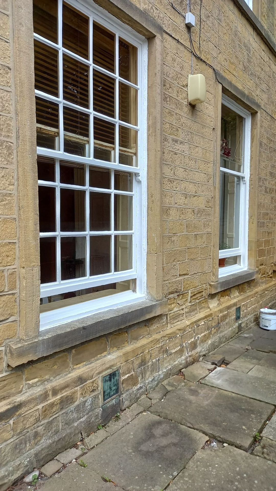 exterior painting and decorating  - windows 