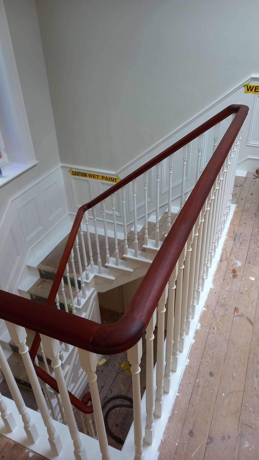 decorative finishes - interior design - painting and decorating - handrail