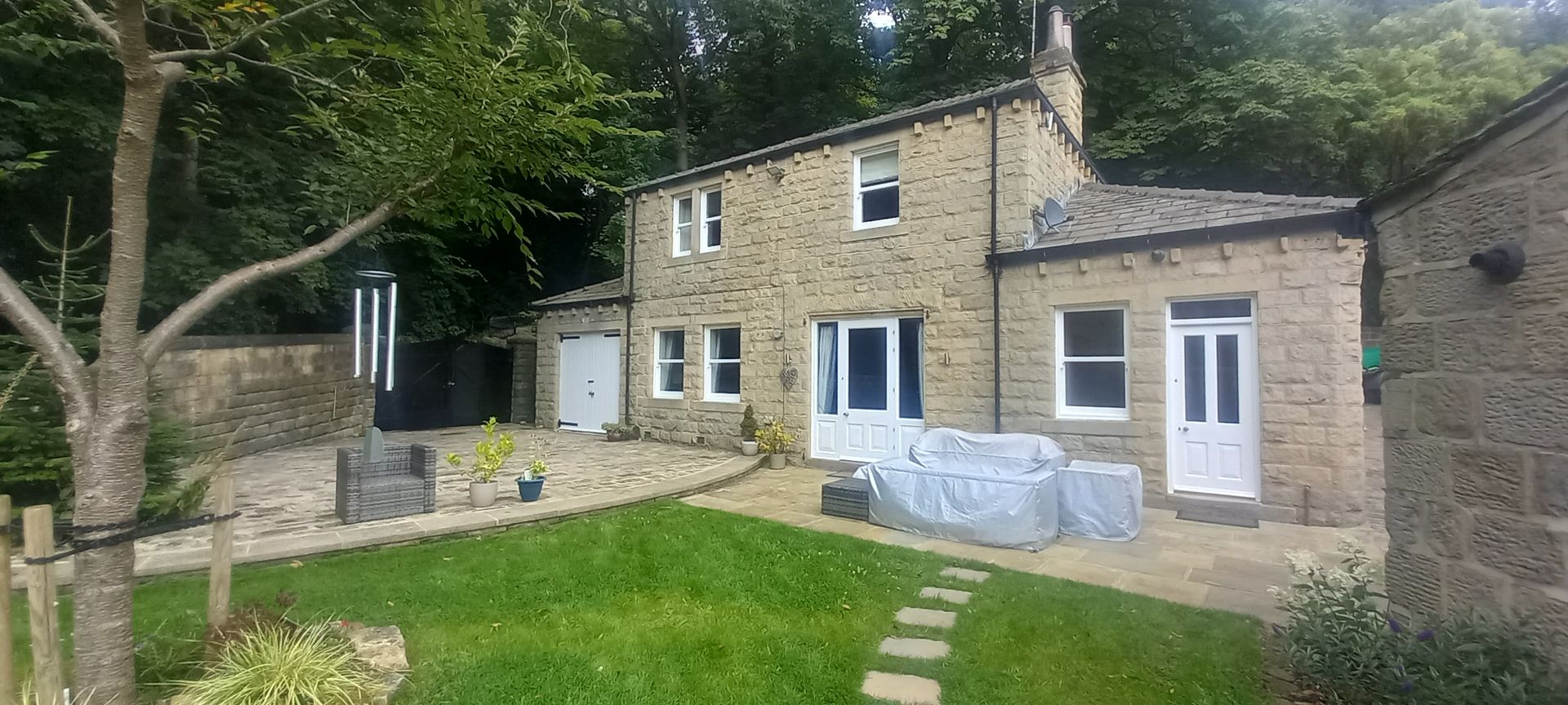 Completed external maintenance – doors touched up, primed and protected, maintaining the property’s heritage character 