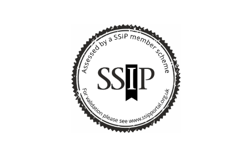 Accredited by a SSIP member scheme logo – robust health and safety compliance