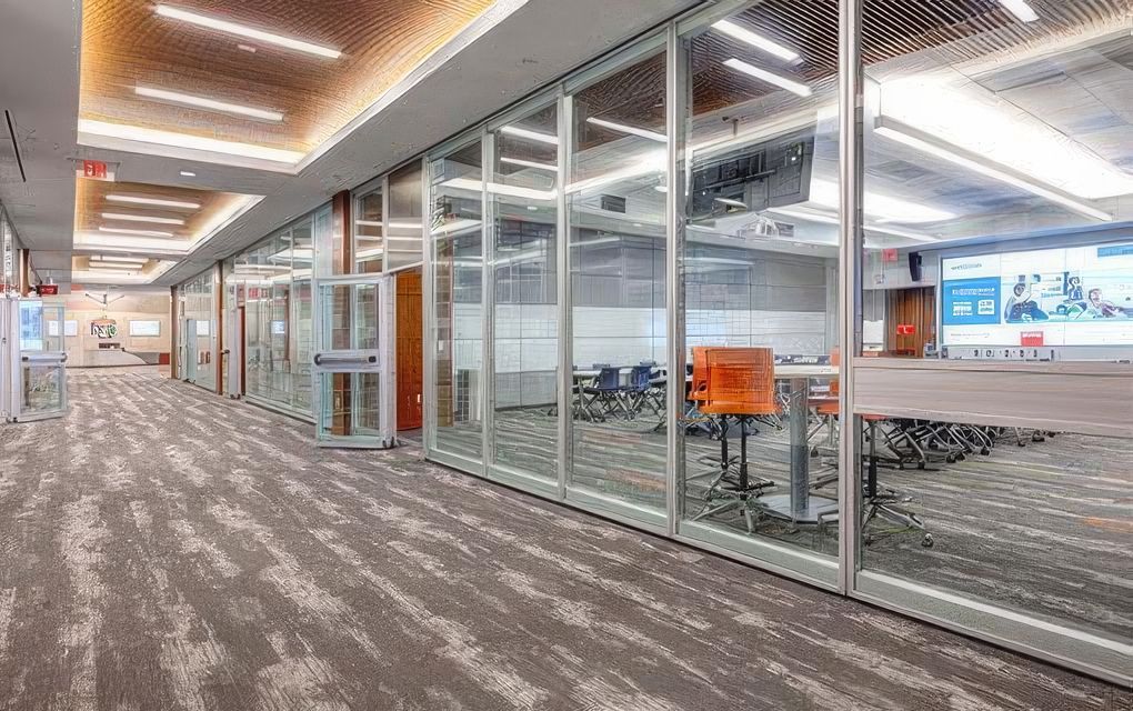 Modernfold Acousti-Clear Glass Walls Kingston