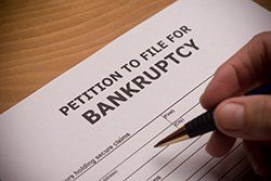 Business Bankruptcy — Petition file for bankruptcy in Wilmington, NC