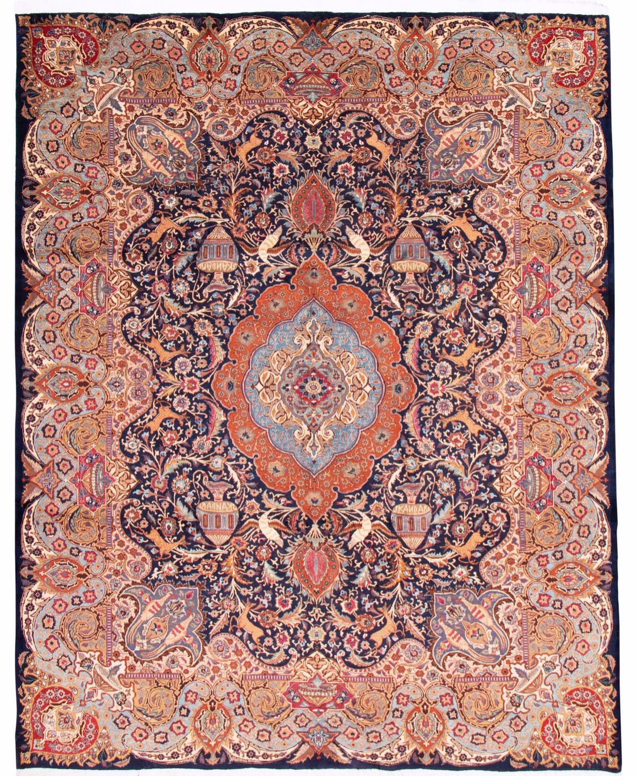 Orange Floral Design — Milwaukee, WI — Shabahang and Sons Persian Carpets