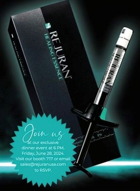 An advertisement for a product called rejuran
