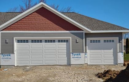 Garage Doors During Installation — Port Washington, WI — Jiffy Overhead Door, LLC