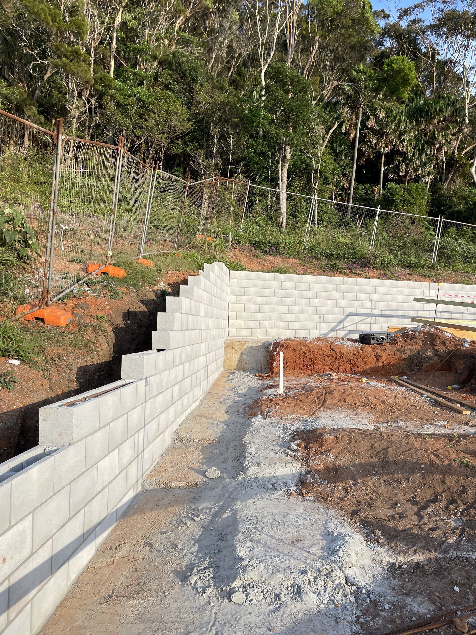 Close-Up of A Brick Chimney Under Construction — Millers Masonry In Port Macquarie, NSW