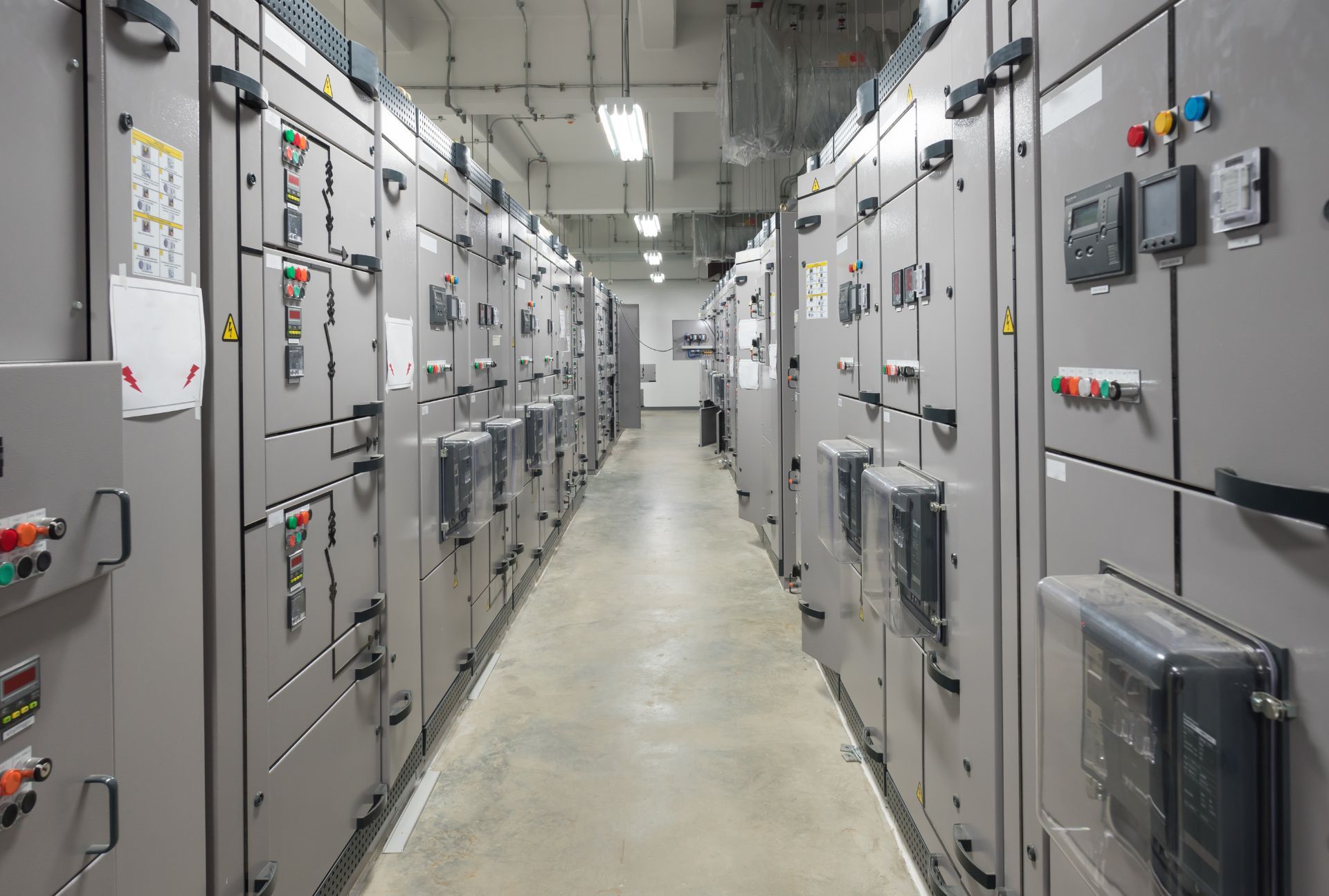 Commercial electrical room