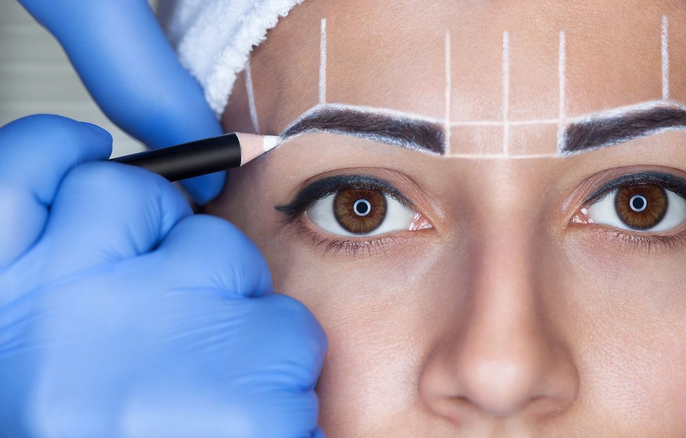 Permanent Make-Up for Eyebrows of Beautiful Woman — Bersantai Medispa in Toukley, NSW