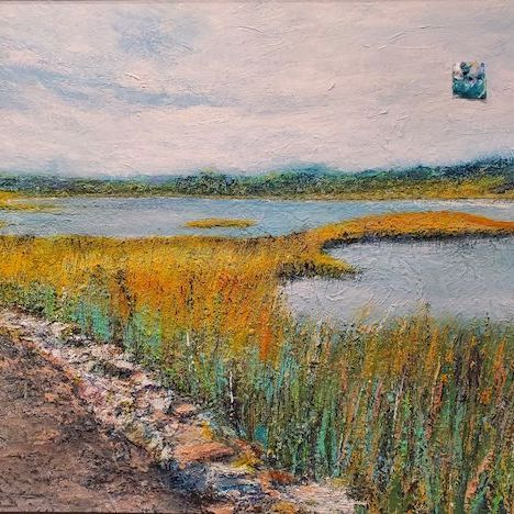 A group of necklaces with different designs on them