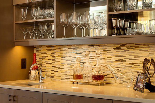 Kitchen Glasses and Wine  — Countertop Specialists in Savannah, GA