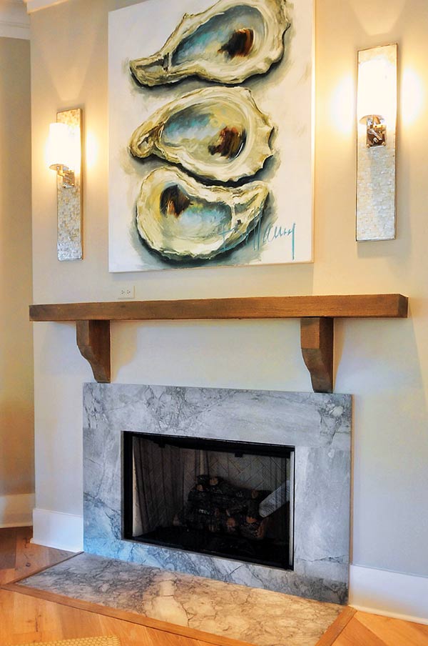 Elegant Fire Place — Countertop Specialists in Savannah, GA