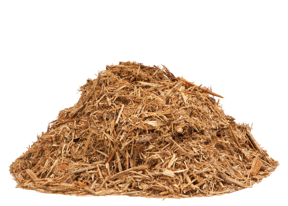 brown, natural mulch in louisville