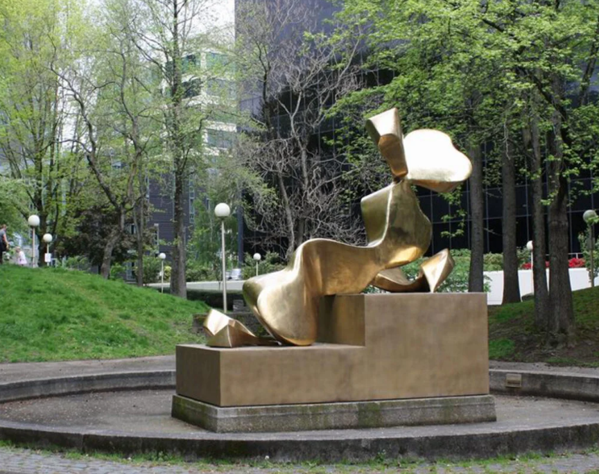 Sculpture at a park near Collective on 4th in Portland, OR.
