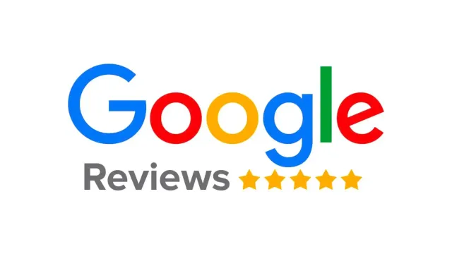 Google Reviews logo with five gold stars