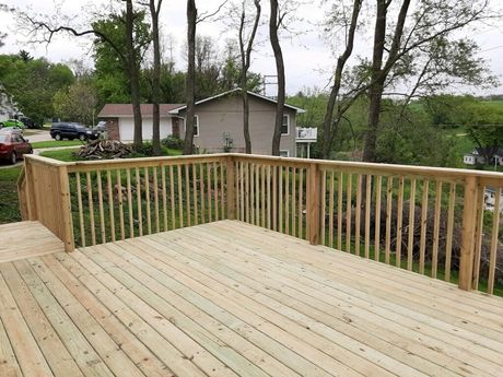 Deck and Stair Installation — Dubuque, IA — Always On Time Construction LLC