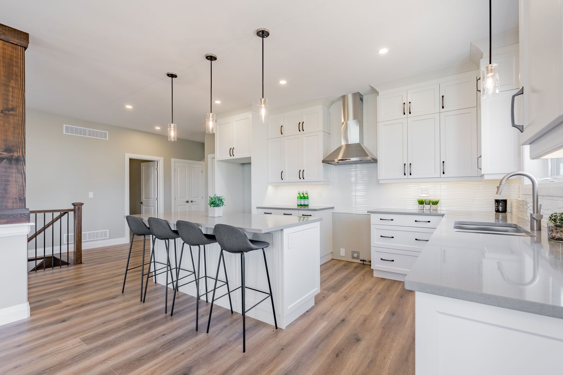 A Fidelity Homes Signature Build custom kitchen in Cramahe Ontario