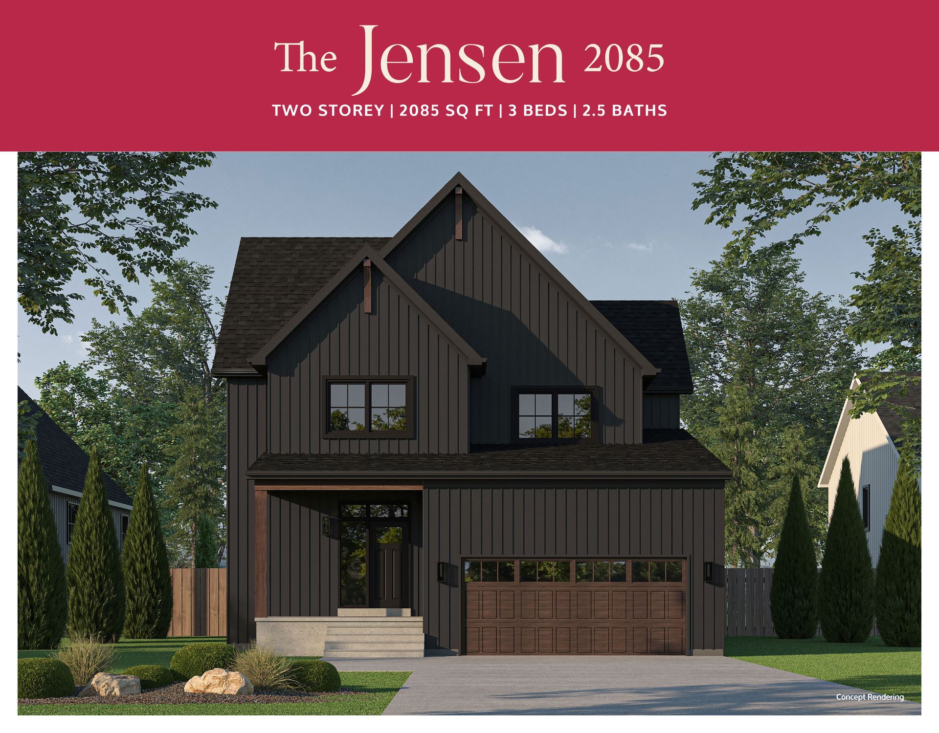 The Eastfields subdivision Jensen model