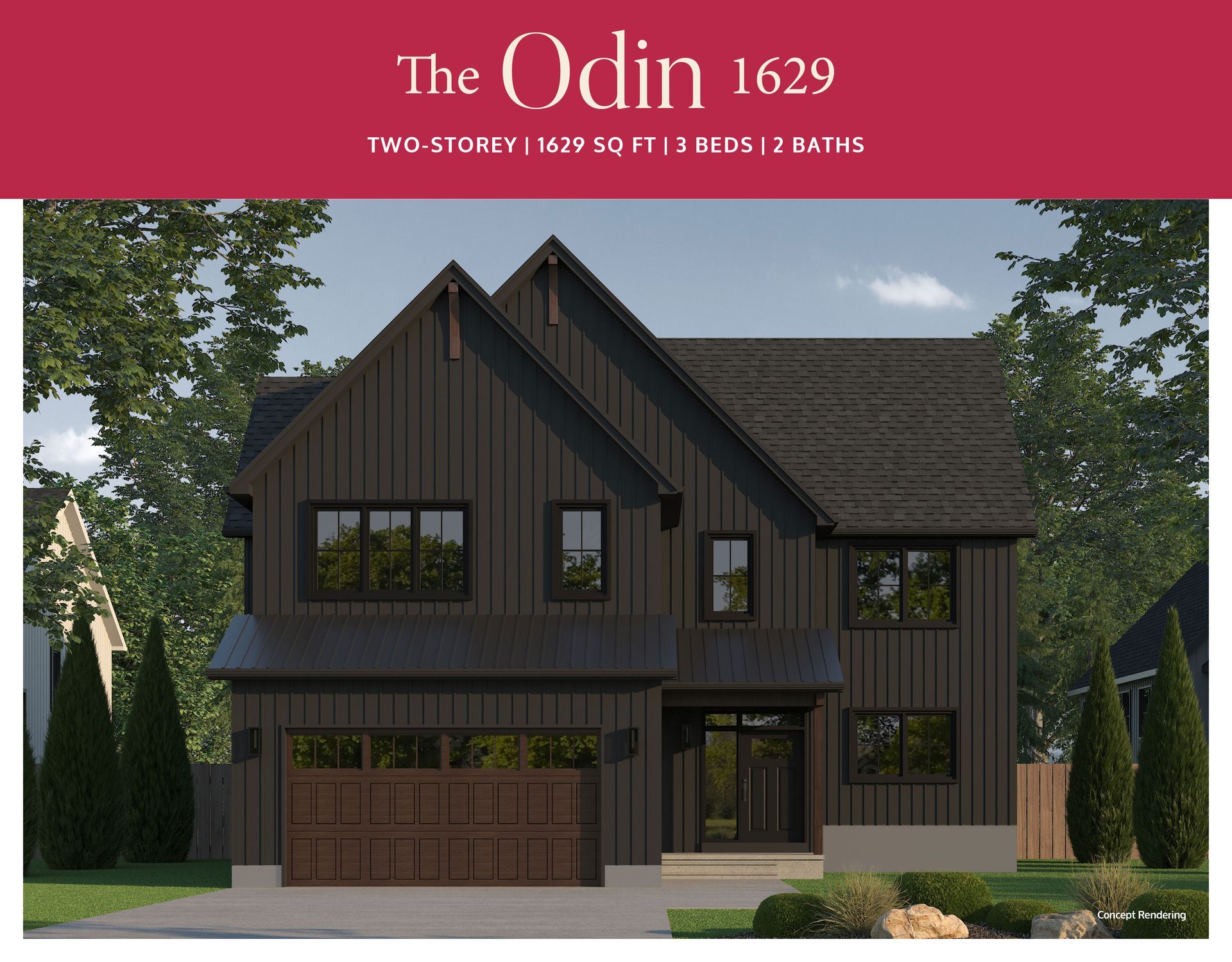 The Eastfields subdivision Odin model.