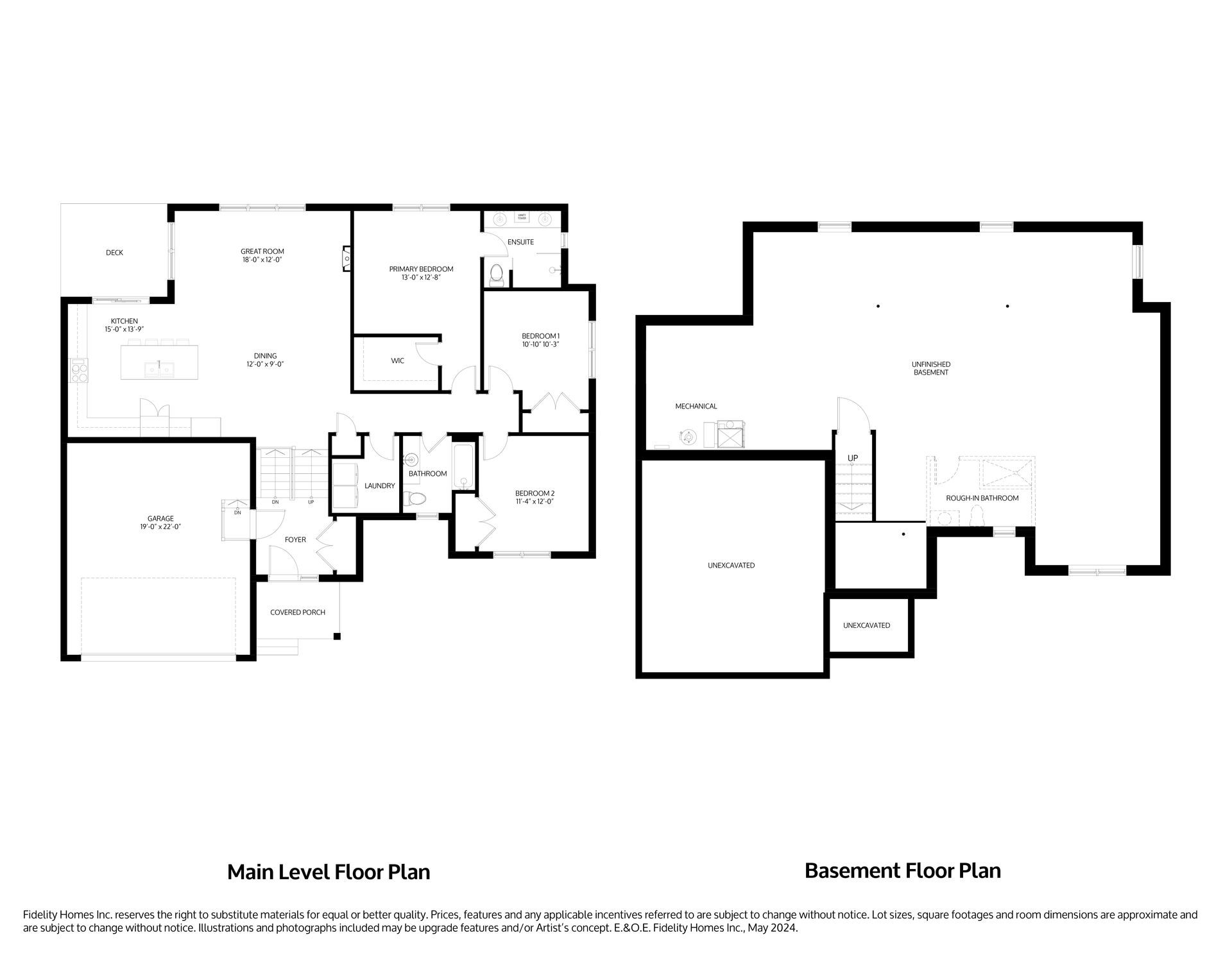 A black and white floor plan of the Winberg model at Eastfields in Colborne